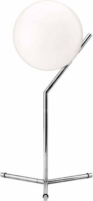Flos IC T1 High Tischleuchte in Chrom mit Opalglas und dimmbarer Funktion - Bild 1