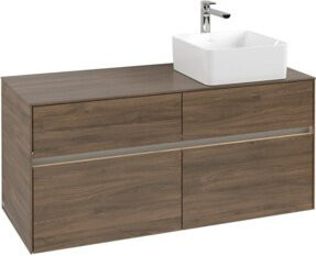 V&B Waschtischunterschrank Collaro mit LED-Beleuchtung, Breite: 120 cm, Tiefe: 50 cm, Höhe: 54,8 cm - Bild 1