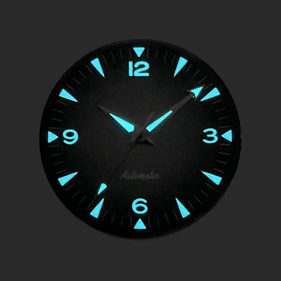 PHYLIDA Zifferblatt und Zeigerteile, 31 mm, Schwarz, Unisex - Bild 2