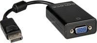 Delock DisplayPort auf VGA Adapter Schwarz mit Ferritkern - Bild 1