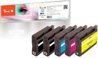 HP Tinte Spar Pack Plus PI300-709 für OfficeJet Tintenstrahldrucker in den Farben Schwarz, Cyan, Magenta und Gelb - Bild 1