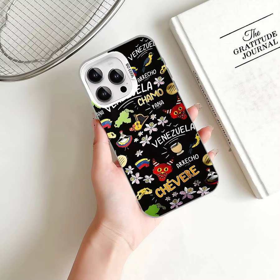 Mesuca Ästhetische Kunst Handyhülle V-Venezuela für iPhone Modelle in Multicolour - Bild 4