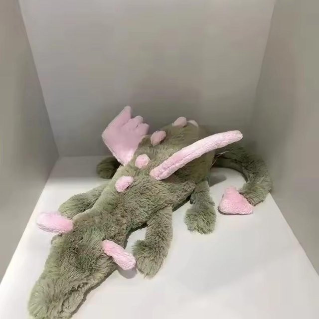 Jessica Chen Matcha-Drache und lila Drache Schlüsselanhänger-Plüschtier, 55 cm, ab 18 Jahren - Bild 1