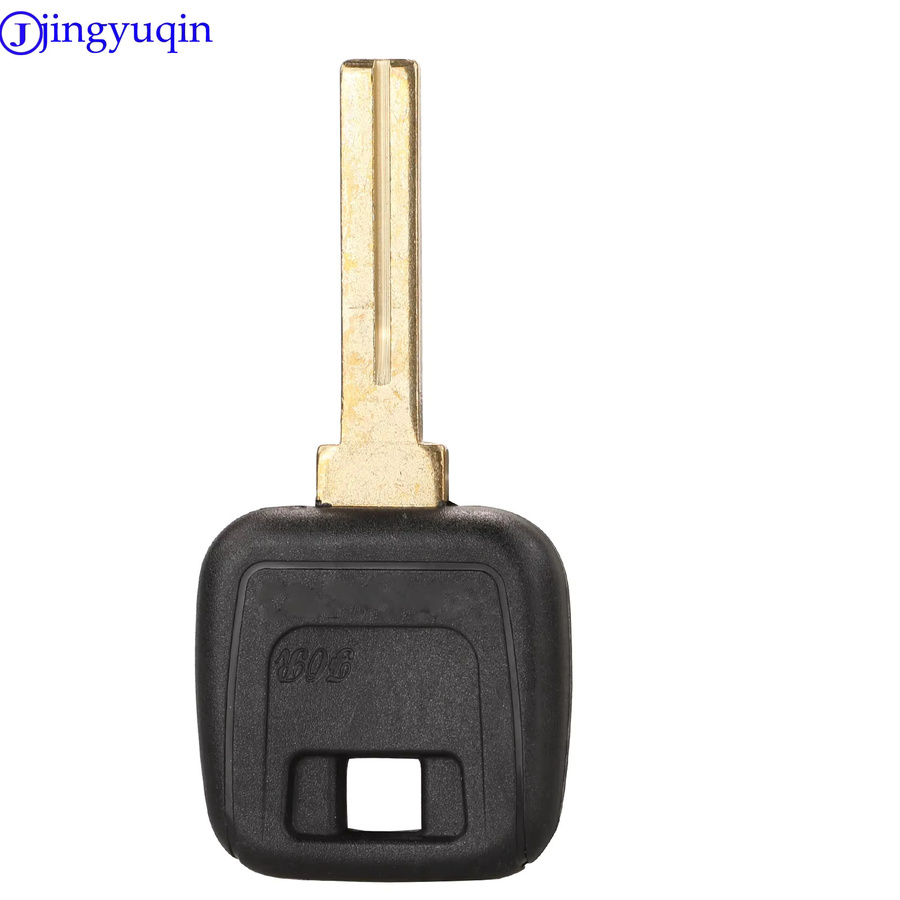 Jingyuqin Fernbedienung Transponder Auto Schlüssel für Volvo S40 V40 S60 S80 XC60 XC90 Schwarz ungeschnitten NE66 Klinge - Bild 2