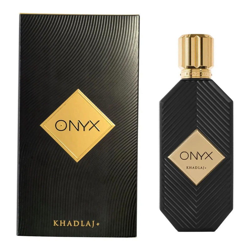 Khadlaj Onyx Gold Eau de Parfum 100ml Schwarz Glas - Bild 3