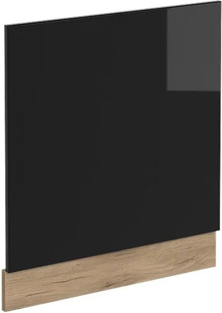 Vicco Geschirrspülerblende R-Line Solid Eiche Schwarz Breite: 60 cm - Bild 2