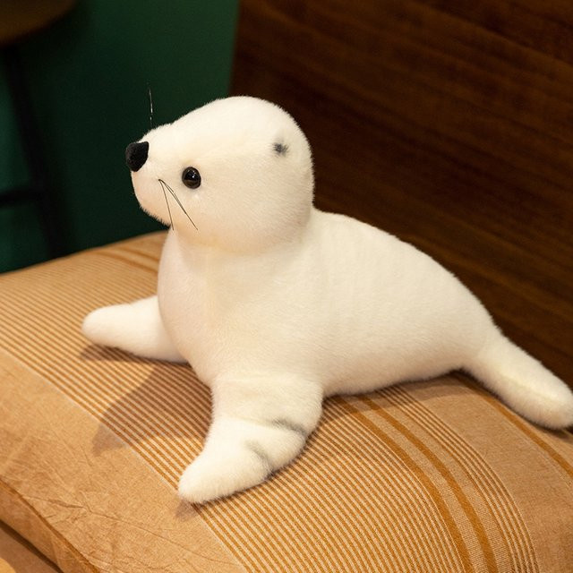 pangcangshu Weißes Siegel, Plüschtier, 32/38 cm - Bild 1