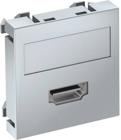 OBO Bettermann Abdeckung Multimediaträger in Silber aus Aluminium, B x H x T: 45 x 45 x 0,9 cm - Bild 1