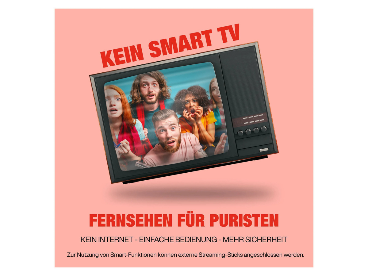 Telefunken XH32P900S LED Fernseher 32 Zoll HD-Ready mit Triple-Tuner in Schwarz - Bild 3