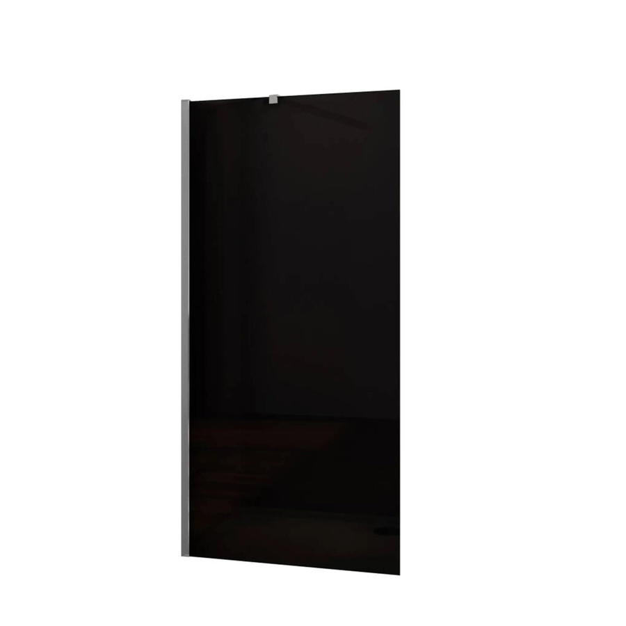 AICA Walk-In Duschkabine mit flexibler Stange aus 8mm NANO-Glas in Rauchglas, B: 90 cm, H: 200 cm, Breite der Stange: 73-120 cm - Bild 2