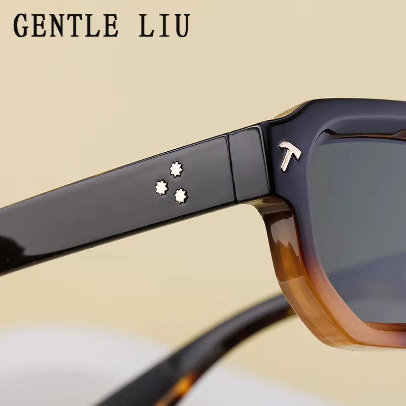 GENTLE LIU Sonnenbrille, square, Vollrand, unisex, polarisiert - Bild 2