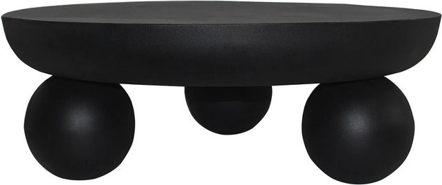 Couchtisch Silida von Vente-unique in Schwarz aus Metall, quadratisch, B: 85 cm, T: 30 cm, H: 300 cm - Bild 1
