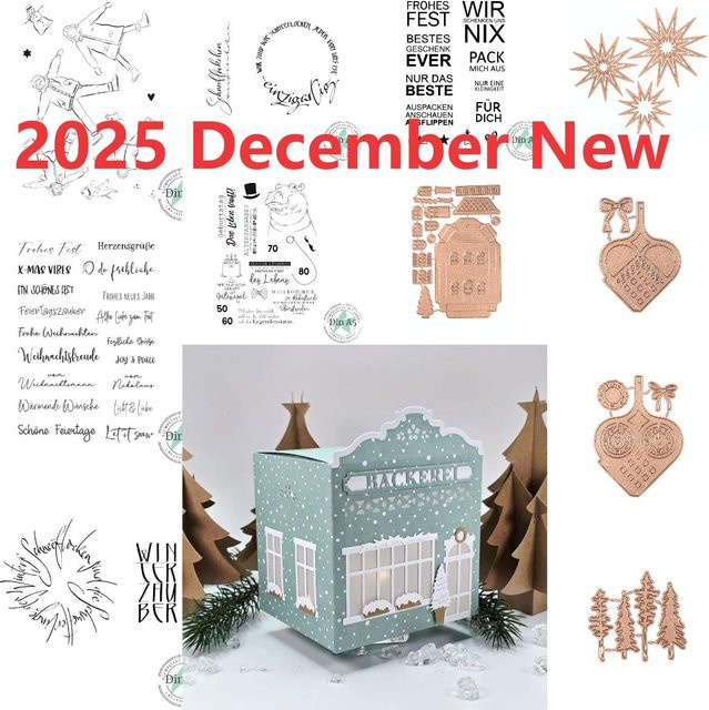 Metall-Stanzform Weihnachtskugel für DIY-Grußkarten, Scrapbooking und Dekoration - Bild 1