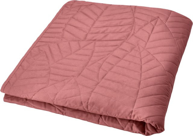 LIVARNO Tagesdecke mit floralem Muster in Pink, B/B: 220 x 240 cm - Bild 1