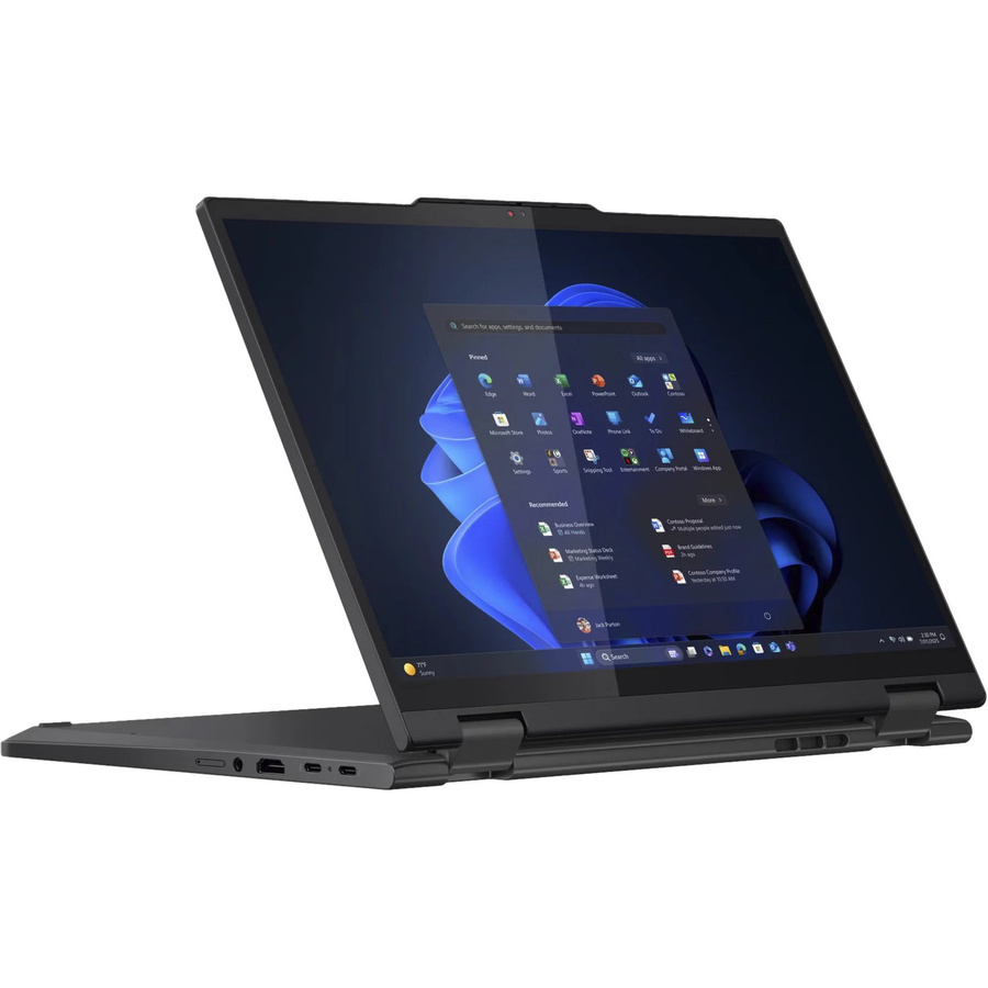 Lenovo ThinkPad T14s 2-in-1 Gen1 Notebook mit 14 Zoll WUXGA Touchdisplay, Intel Core Ultra 5, 16GB RAM, 512GB SSD, Windows 11 Pro, Schwarz - Bild 2