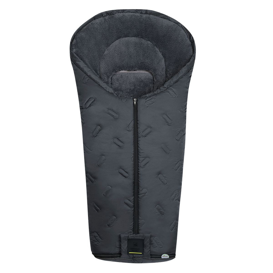 Odenwälder Fleece-Fußsack Oskar für Buggy, Sport- und Kinderwagen in Anthrazit - Bild 1