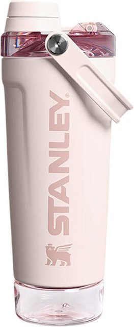 Stanley The Active Shaker Tumbler Set mit Behälter, Koreanisch Rose Quartz, Pink, 591 ml + 103 ml - Bild 1