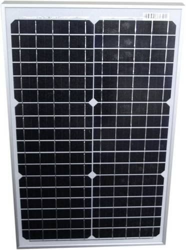 Phaesun Sun Plus 30 S Monokristallines Solarmodul 30W 12V in Schwarz - Bild 1