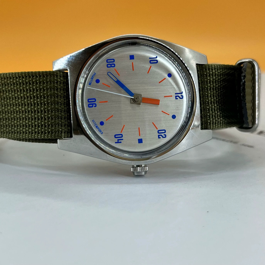 PHANTOM Armbanduhr, Handaufzug, Edelstahl, 36 mm, Herren - Bild 4