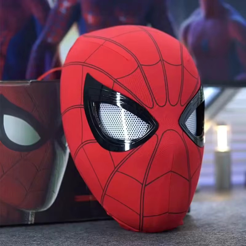 Hot Toys Marvel Spider-Man Miles Morales Headset, Halloween, Leuchtende Blinkende Augen - Bild 3