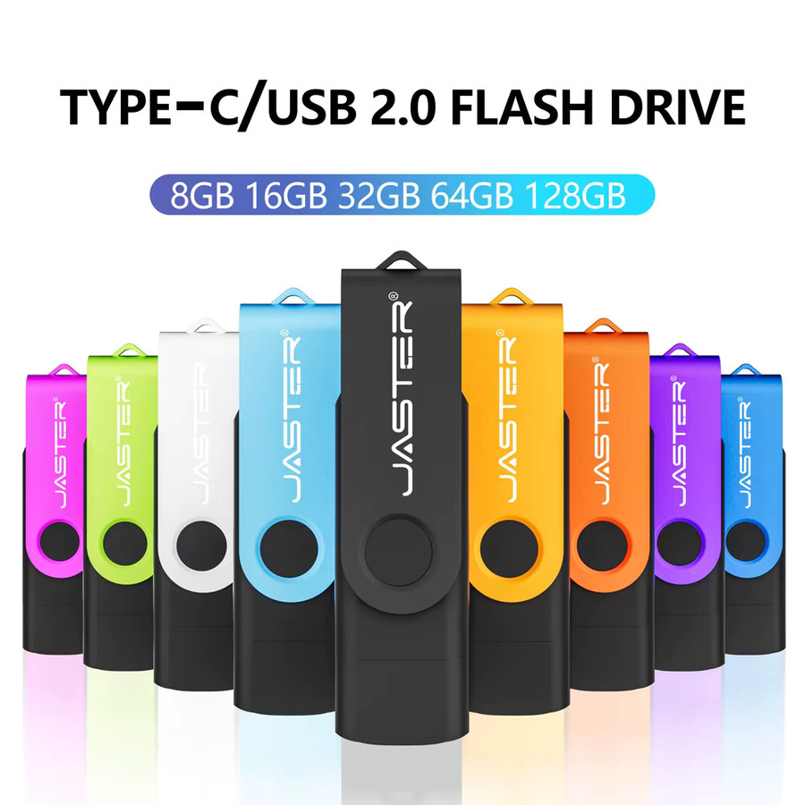JASTER 2-in-1 USB-C OTG USB-Stick in Schwarz mit 128GB Speicherplatz - Bild 4