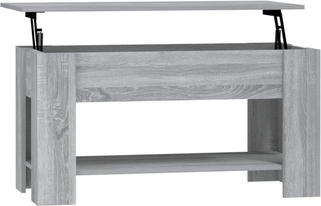 vidaXL Couchtisch Grau Sonoma in moderner Optik mit Lift-up-Funktion, B/T/H: 101 x 49 x 52 cm - Bild 1