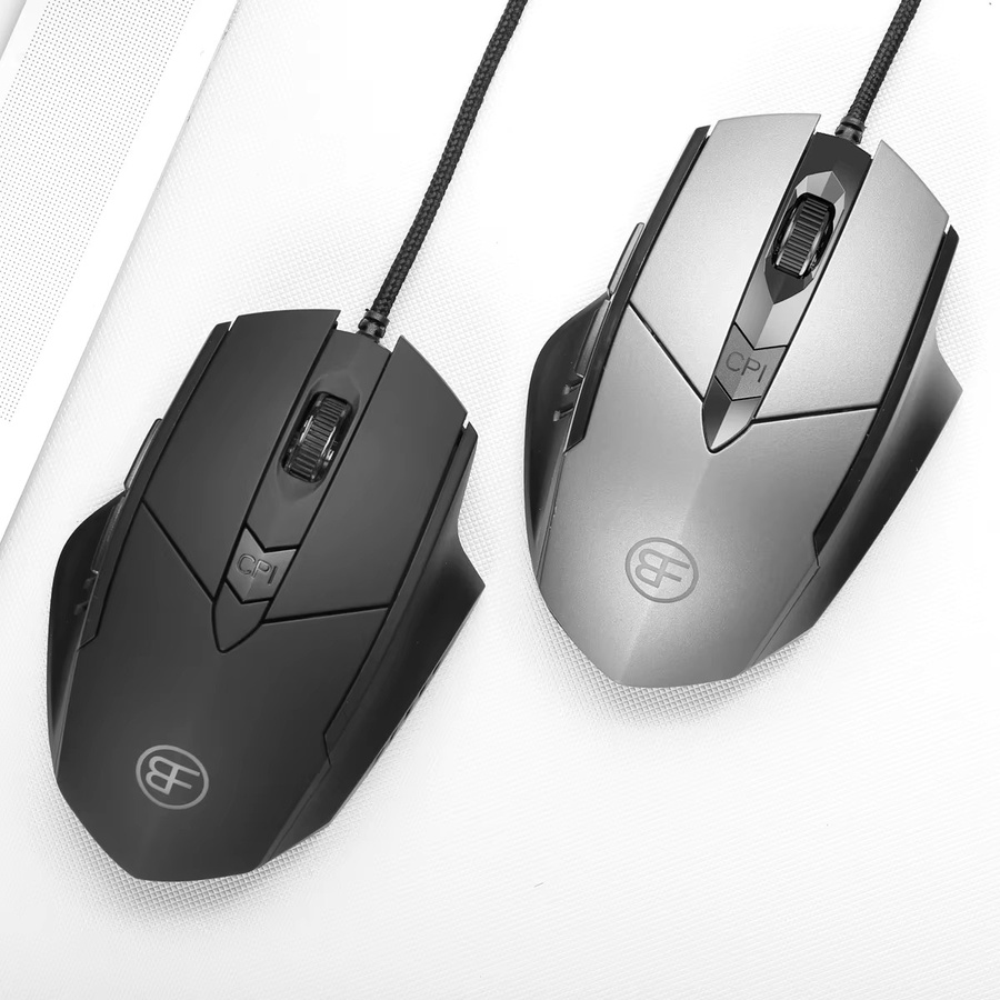 BalanceFit Ergonomische Gaming-Maus mit RGB-Beleuchtung, 7200 DPI, 6 Tasten, Schwarz - Bild 3