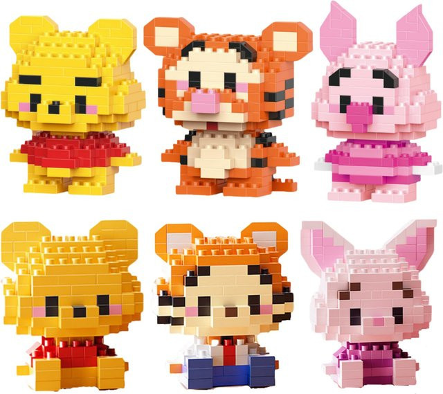 Disney Winnie the Pooh Bausteine, Mini-Desktop-Ornamente, ab 14 Jahren - Bild 1