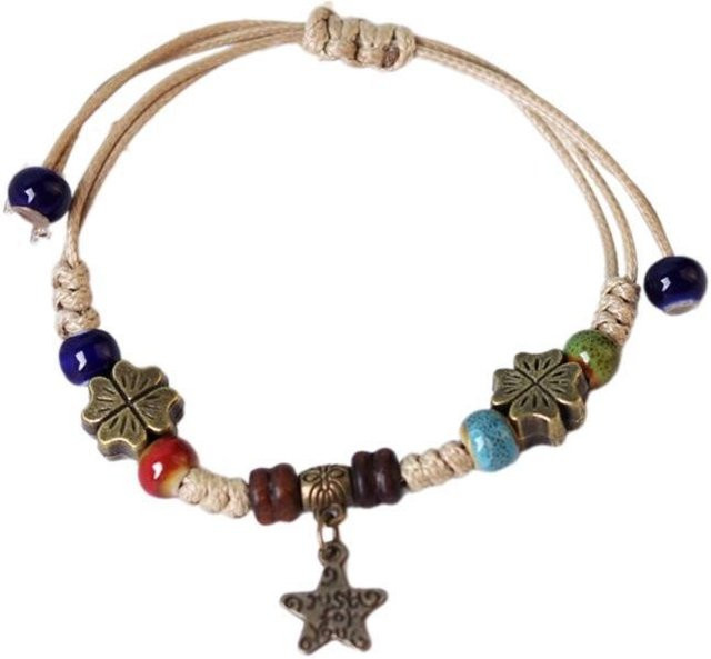 Armband, Keramik-Perlen, Bunt, Damen - Bild 1