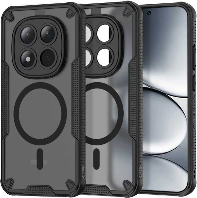 Tech-Protect Rugged Shield MagSafe Hülle für Xiaomi Poco M8 Pro und Redmi Note 15 Pro+ 5G in Schwarz - Bild 1