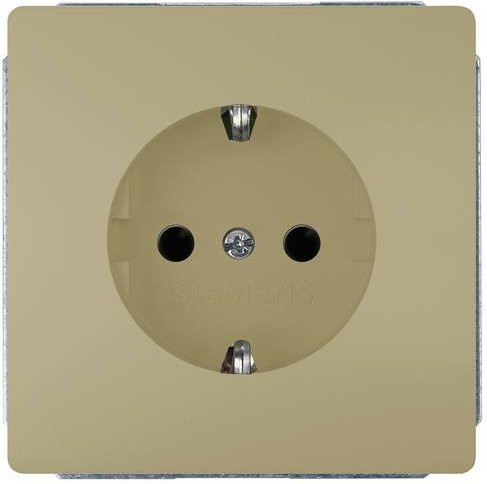 Siemens Schalterprogramm Steckdose in Gold und Beige 5UB18550MG01 - Bild 1
