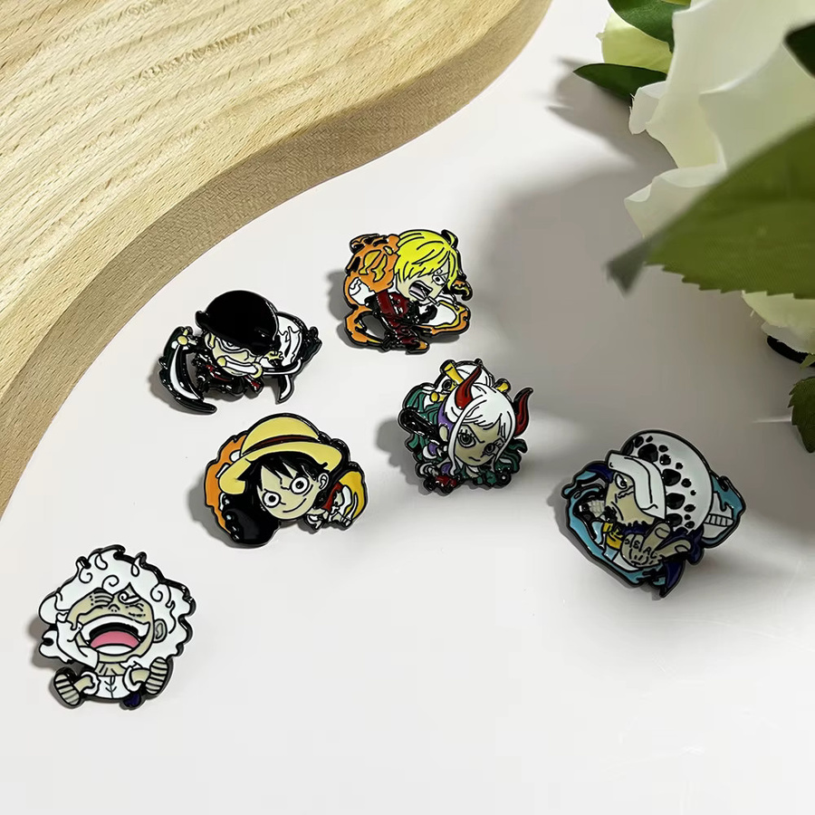 Bandai Emaille-Pins, 6er-Set, Bunt, Herren - Bild 3