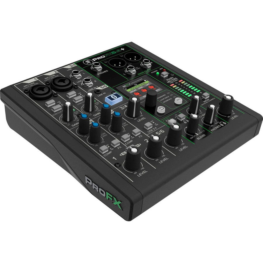 Mackie ProFX6v3+ Mischpult in Schwarz mit Bluetooth und USB-C - Bild 1