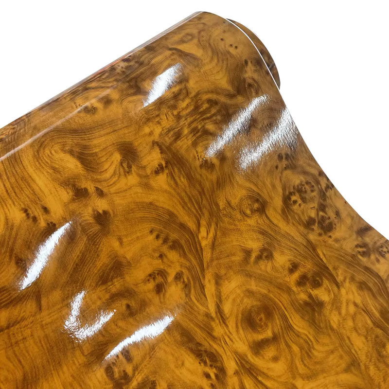 ORINOWRAPS Selbstklebende Vinyl Folie mit glänzender Holzmaserung für Möbel und DIY Projekte - Bild 2