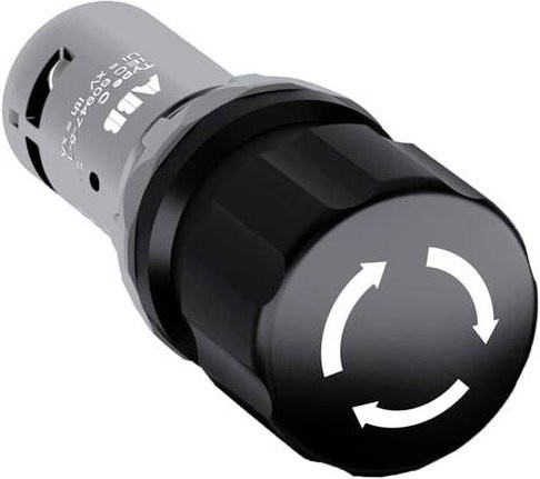 ABB CE3T-10B-01 Not-Aus/Not-Halt-Taster in Schwarz - Bild 1