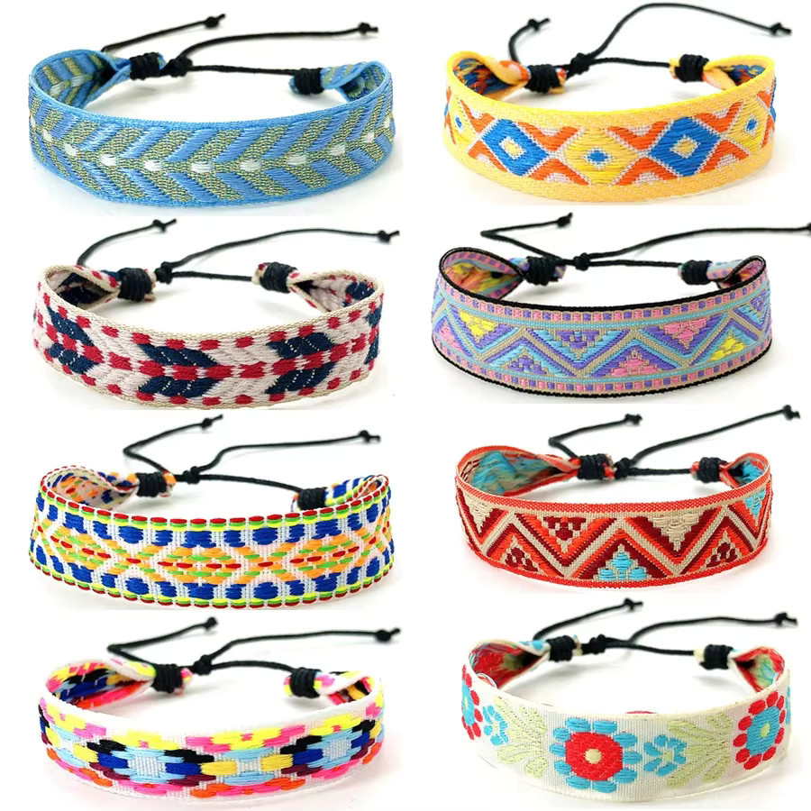 Armband, Boho, Faden, Bunt, Unisex - Bild 2