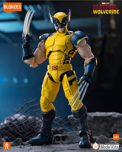 Dickie Toys Marvel Blokees Wolverine, Einzelfigur, ab 14 Jahre - Bild 1