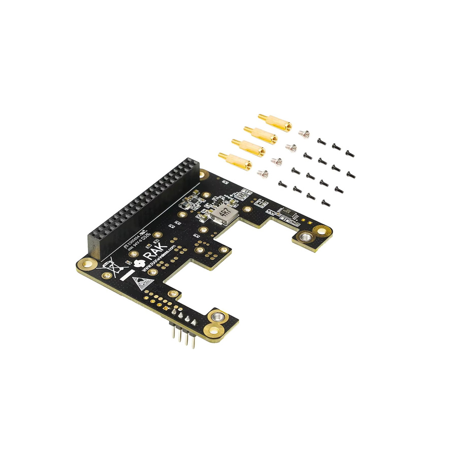 RAK WisBlock HAT RAK6421 Modularer Pi HAT für Raspberry Pi zur Sensorintegration in Schwarz - Bild 2