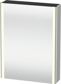 Duravit XSquare Universal-Spiegelschrank in Weiß mit LED-Beleuchtung, Sensor-Schalter und Steckdose, B/T/H: 60 x 15,5 x 80 cm - Bild 1