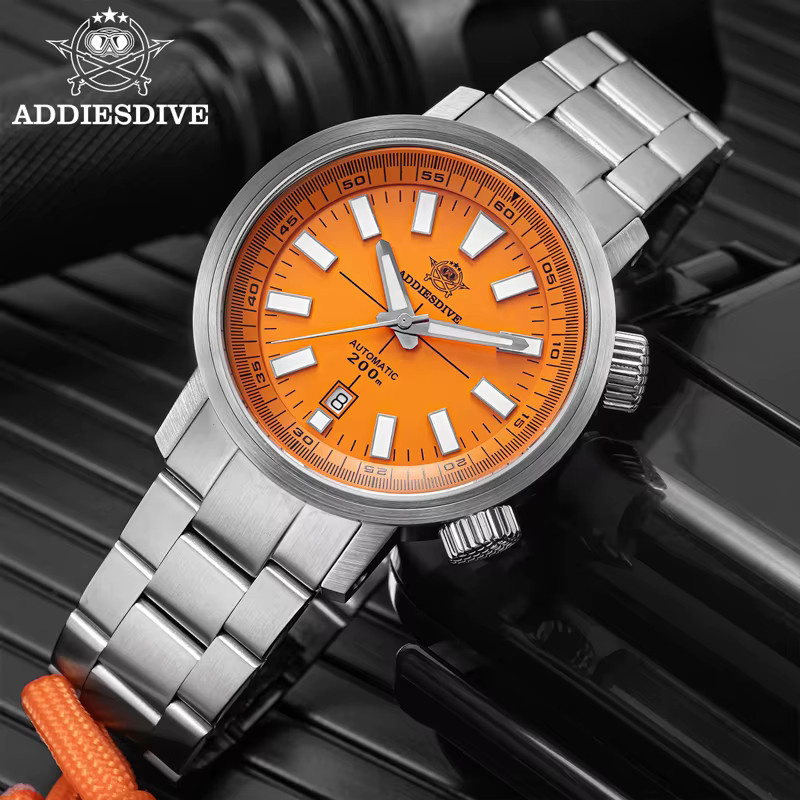 ADDIESDIVE Armbanduhr Automatik, Edelstahl, 42 mm, Herren - Bild 5