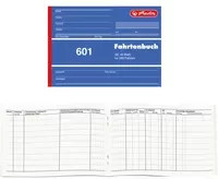 Herlitz Fahrtenbuch A6 Softcover Blau - Bild 1