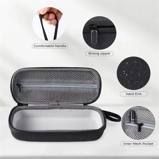 Xiaomi Schutzhülle aus hartem EVA für die Mijia Auto-Luftpumpe 2, staubdichte Anti-Drop Aufbewahrungstasche in Schwarz - Bild 1
