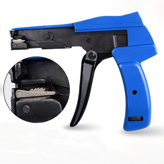 Professionelle Kabelzange für Nylonkabel zur Befestigung von 2,2 mm bis 4,8 mm in Blau - Bild 1