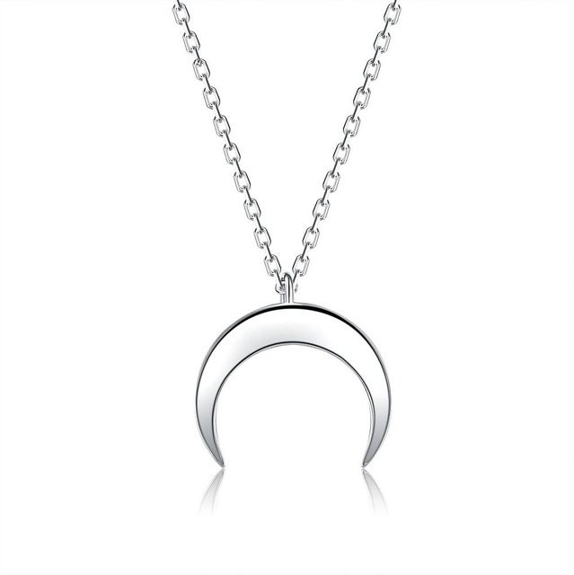 YIRAN Jewelry Halskette, 925 Silber, Mond Anhänger, Damen - Bild 1