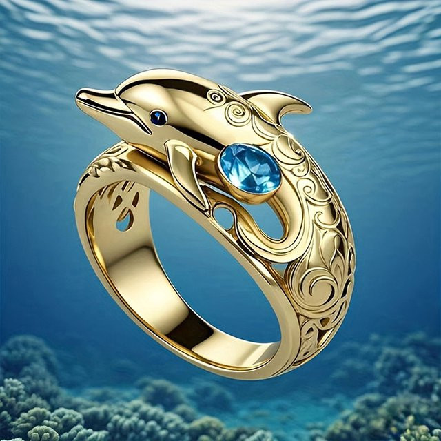 Huitan Ring Delfin, Damen - Bild 1