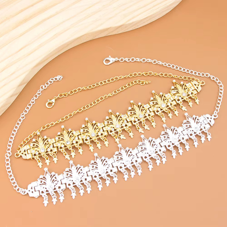 sunspice ms. Stirnkette, Gold, Kristall, Damen, Hochzeit - Bild 2