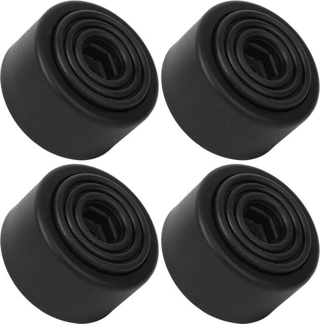 4 Stück Runde Sofa Beine von Shoemst in Schwarz mit M8 Schraube, Höhe: 35 mm - Bild 1