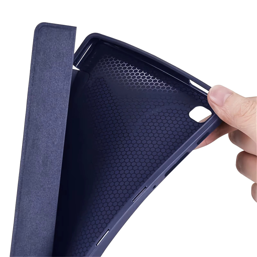 Schutzhülle für Samsung Galaxy Tab A7 Lite 8,7 Zoll 2021 SM-T220 SM-T225 SM-T227 mit weicher Rückseite und Standfunktion in Grau - Bild 4