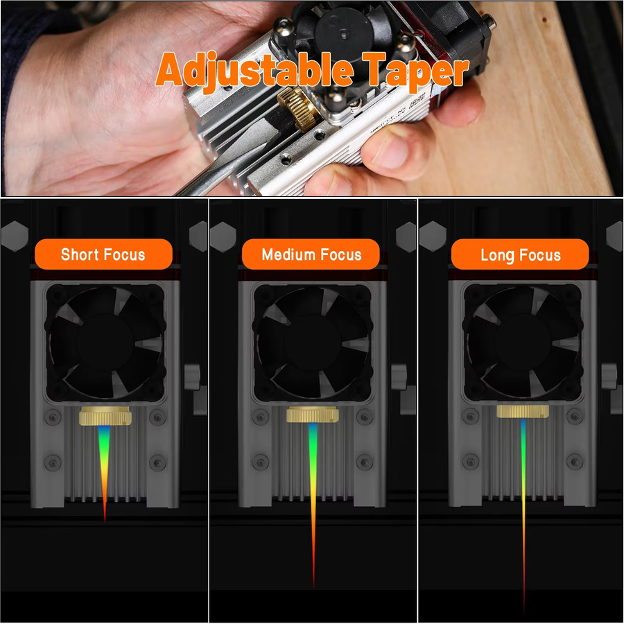 NEJE A8 Original Ersatzlinse A40640 Lasermodul Kit für hochpräzise Holzbearbeitung - Bild 2