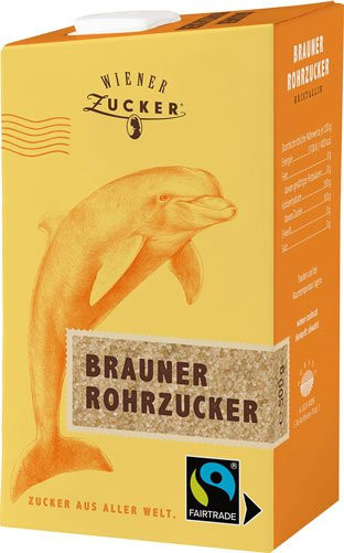 Wiener Zucker Fairtrade Brauner Rohrzucker Kristallin 500 g - Bild 1